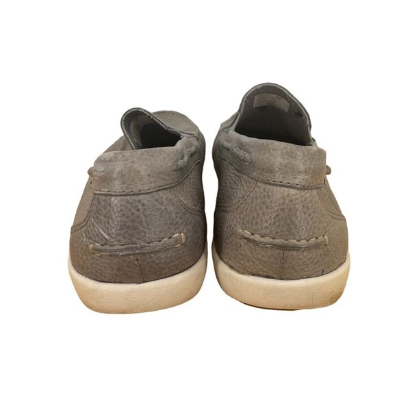 Tommy Bahama mens Thackary Leather Loafers Size 8.5 Gray - Picture 7 of 16